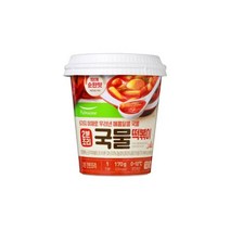 풀무원 아이간식 파티음식 2분조리 국물떡볶이(1인분 용기형) (170g) 차박 담백한 간단요리, 2개, 2개