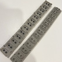 전도성 고무 접촉 패드 버튼 롤랜드 용 D EP9 Korg Pa80 PA-80 교체 스위치 스트립, 02 13keys_02 5pcs