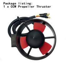 RC보트 프로펠러 Hobbyocean 수중 스러스터 16V 300W 브러시리스 모터 40A ESC RC Bait Tug Boat Nest Ship submarine ROV Robo, [02] CCW 40A T Plug