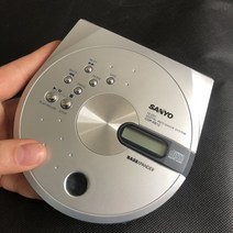 CD플레이어 빈티지 투명 휴대용CD플레이어 씨디플레이어 시디플레이어 워크맨 고음질 디스크, F, 단일사이즈