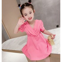 아짱 키즈여아 핑크소녀여름원피스(국내바로발송 아짱)