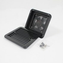 캠핑카 액세서리 부품 RV 배기 용 팬이있는 12V 4W 냉장고 환기구 캐러밴 공기, 강한 바람