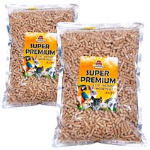 슈퍼주 수퍼프리미엄 다용도 우드펠렛 소동물 바닥재, 2개, 1.8kg