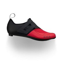 Fizik 피직 Artic X5 남성 모던 사이클링 자전거 슈즈 신발, Black/Red, 9.5