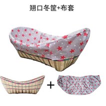 아기 원목 침대 가드 DIY 신생아침대 낙상방지 매트리스 베이비 슬라이드도어 신생아 접이식 범퍼, 입꼬리달린 겨울 광주리+천 세트