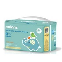 폴라리스 2016년 울트라씬 밴드형 기저귀 남여공용 S(3~7kg), 68매