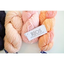 리오스 Rios / 말라브리고 Malabrigo / 100% 퓨어 메리노울 최상급 울사 핸드다잉얀, 083 WATER GREEN, 1개