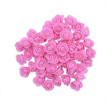 발렌타인데이 선물 장미 머리 거품 웨딩 파티 장식, 200Pcs, Deep Pink