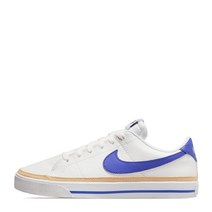 나이키 우먼스 코트 레거시 NN 여성 스니커즈 화이트 블루 포인트 깔맞춤 데일리 슈즈