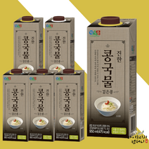 정식품 베지밀 진한 콩국물 검은콩 6팩 건강음료 단백질보충, 콩국물 검은콩 950ml 6팩