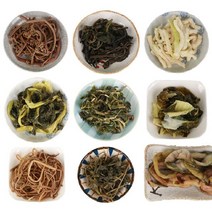 국산 삶은 데친 나물 시래기 고사리 우거지 무말랭이 쑥부쟁이, 곤드레