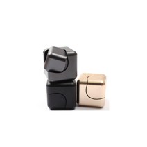 직장인 학생 집중력향상용 매털 파젯스피너 큐브 손심심할때 사고력향상 야근할때, 2피젯다이스-레인보우