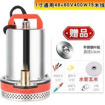 전동차 V24V 직류 잠복해 있다 O 펌프 48V60V 배터리 양수기 가정용 농용 선박용 우물이다 2523261583, 1인치 4860V400W 15 미선