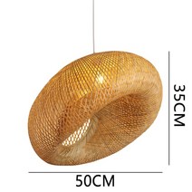 루이스폴센 ph5 버섯조명 취짐등 복고풍 손으로 짠 대나무 샹들리에 중국 스타일 droplight 호텔 침실 거실 아트 장식 램프 실내 펜던트 조명, 유형 e-dia 50cm, 전선 캐노피 흰색