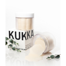 (베일코스메틱) 60매 클렌징 각질제거 보습진정 양면 닦토&흡토 패드 꾸까 KUKKA GREEN CALMING ONE STEP CICA PAD, 1개