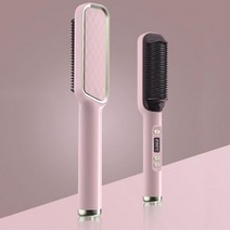 Profissional Electric Straightening Hot Brush Comb Multifunctional Straight Hair Curling Comb Negati, 중국_US