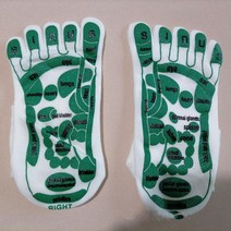 발 마사지 지압 양말 물리 치료 지혈 완화 반사 요법 영어 일러스트, [04] without stick D