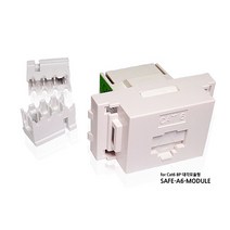 세이프네트워크 SAFE-A6-MODULE 키스톤 잭 (CAT.6 대각형), 1개
