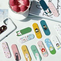 귀염뿜뿜 핸드폰 거치대 모모밴드, 입술핑크