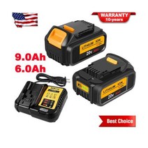 2X For 디월트 DCB205 20V 20 Volt 맥스 XR 9.0암페어리튬 배터리 DCB206-2 / 충전기, 1× battery holder