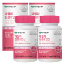 한미헬스케어 데일리 철분 & 엽산, 90정, 13개
