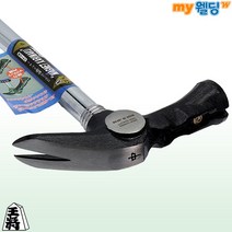 수사 장도리 빠루 망치 스틸 자석 MAGNET 390M-N 단조 쇠 목수 일제, 1개