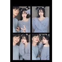 앙고라 캔디 니트 시밀러 (5color) #1667 Knit /커플/남여공용/유니섹스/데일리/룩/연말/연초/크리스마스/데이트/여리/여행