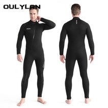 다이빙 슈트 잠수복 긴팔 네오프렌 스쿠버 따뜻한 원피스, 2.M