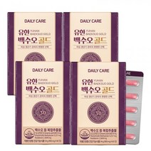 유한양행 백수오 골드 54g, 60정, 4개