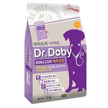 강아지 닥터도비 스킨앤코트 피부 5kg 1P 사료 애견 반려견사료대용량-72394EA, DC_ 본상품선택