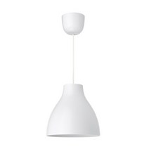 이케아 MELODI 팬던트등(28cm), 색상:화이트_802.842.88