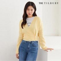 더틸버리 브이넥 크롭 랩 가디건 TM3P1CD04