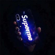 iPhone XR 조명 슈프림 초대박 케이스 E481