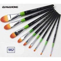 화홍 982 아크릴 유화 수채화 디자인붓 / 옵션선택, 3호