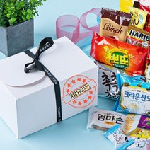 슬기마트 단체 학교 행사 간식꾸러미 달콤상자 빅 종합 간식 17종 과자 선물세트 어린이집 유치원 생일답례품 졸업선물 시험 응원간식 교회선물, 1set, 달콤상자 빅 간식박스