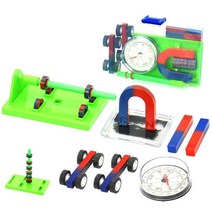 과학 교구 과학 자석 세트 Diy 키트 전자 U 자형 나침반 자석 어린이를위한 교육 완구 어린이를위한 과학 실험 완구, [03] As show