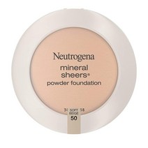 뉴트로지나 Neutrogena Mineral Sheers 콤팩트 파우더 파운데이션 경량 오일 프리 무향 클래식 아이보리 293.1g10.34온스 2개1팩, 50 Soft Beige