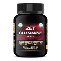 제트리션 제트L글루타민프로 1500mg 180정 고함량 L-글루타민 알약, 1개