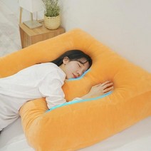 아트박스/미니멀룸 [미니멀룸] 찹쌀떡 피로회복 왕베개 1+1, 블랙
