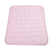 여름 냉각 애완 동물 매트 휴대용 다기능 고양이 개 패드 실내 야외 재사용 가능한 애완 동물 용품 강아지 쿠션 XHC88, 분홍색, s