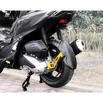 혼다 2022 PCX125 리어 머드 가드 튜닝 휀다 물받이 커버 21년이상 장착가능, 리어머드가드+숏휀다리스킷 및 번호판 확장브라켓, Titan-티탄 + 와샤