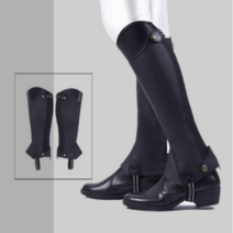 승마 하프 챕 다리 챕스 보호대 보호 용품 장비, 성인L  둘레37, 1개