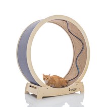 집사의반격 스타캣휠 1200 물고기캣휠 펫휠, 외부그레이 추가, 추가없음, 브라운