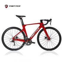 트위터자전거 R10 RS 22단 완전내선형 풀카본 디스크, 54, 블랙