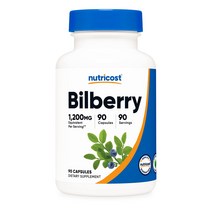 뉴트리코스트 빌베리 1200mg 캡슐, 90정, 1개