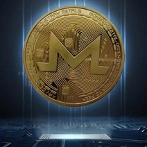 모네로코인 데코 장식주화 가상암호화폐 Monero coin암포화폐 모네로코인 데코 기념 장식 주화 가상화폐 Monero 코인 채굴, Gold