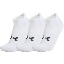 1365745-100 언더아머 UA 에센셜 로우컷 3팩 양말, SM