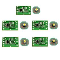 미니 헤드 램프 드라이버 보드 Q5 T6 U2 L2 LED 드라이브 플레이트 3 또는 5 모드 라이트 캡 손전등 18650 전기 회로 스위치 전조등, [07] 5pcs 5 modes Driver