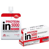 in젤리 단백질 요구르트 맛 (180g×6개) 간편하게 단백질 10초 충전 유청 펩타이드 5 000mg 배합 시트르산 1 000mg 배합, 6개