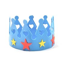 EVA왕관 파랑 9.5cmX55cm DIY 역할놀이 왕관만들기 재료